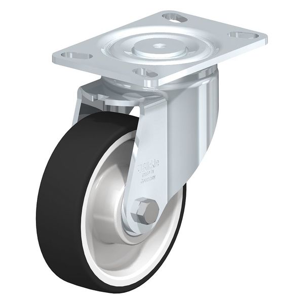 Swivel Plate Caster, PU, 8