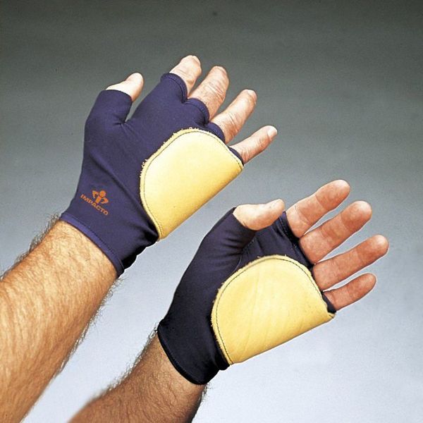 Anti-Vibration Gloves, M, Blue/Ylw, PR