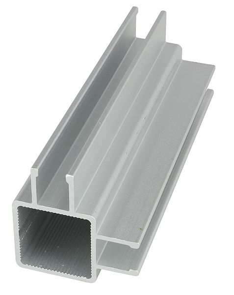 Extrusion, Double Flange, Boltless, 72 In L