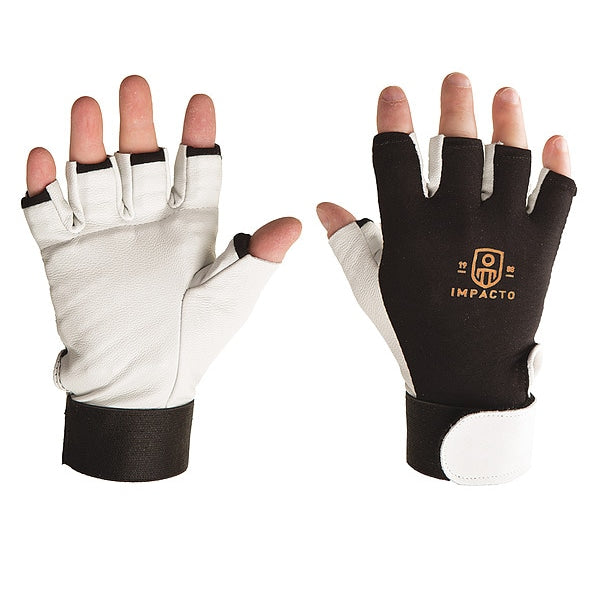 Anti-Vibration Gloves, XL, Black/White, PR