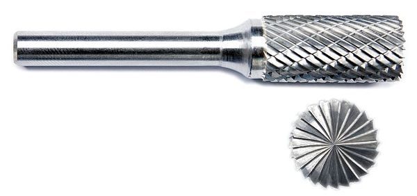 Carbide Bur, End Cut, 1/2