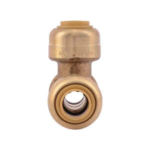 DZR Brass Tee, 1/4 in Tube Size