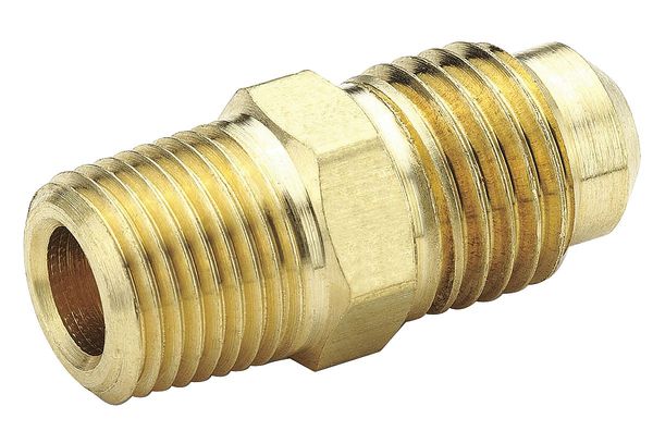 Male Connector, Low Lead Brass, Flare