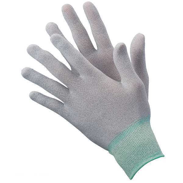 Antistatic Gloves, 2XL, Nylon/Carbon, PK12