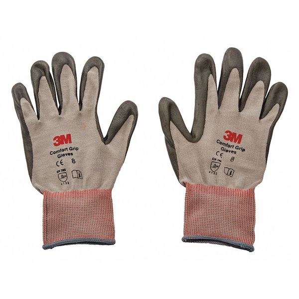 Foam Nitrile Coated Gloves, Palm Coverage, Brown, L, 120PK