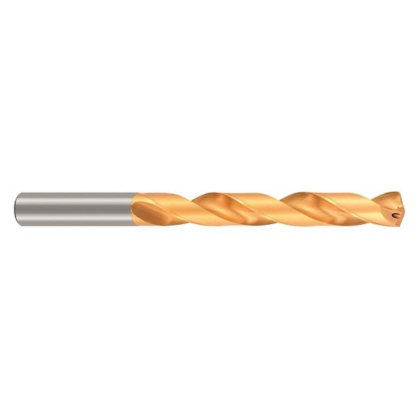#12 Carbide Black/Gold 140 Deg. Jobber Length Drill Bit, Shank Dia.: 0.1890