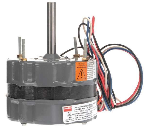 Motor, PSC, 1/8 HP, 1550 RPM, 115V, 48Y, TENV