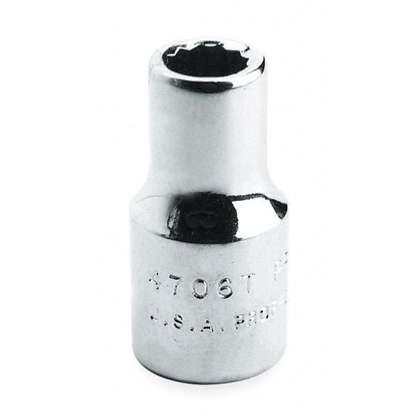 3/4 in Drive, 42mm 12 pt Metric Socket, 12 Points
