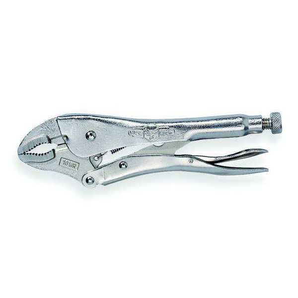 10 in Irwin Vise-Grip Hex Key Adjusting Screw Plain Grip Locking Plier