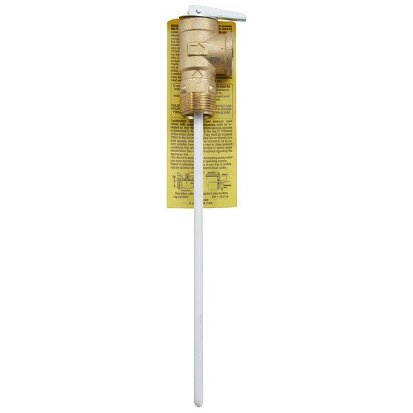 Temperature Pressure Relief Valve, Brass