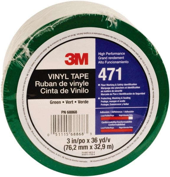 Green Solid Color Vinyl Tape3