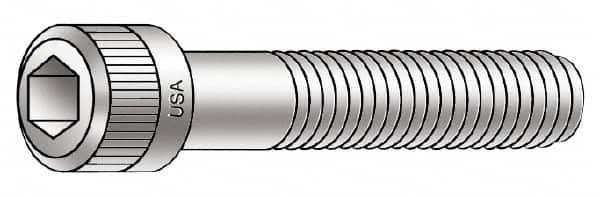 7/16-14 Unc Hex Socket Drive, Socket Cap
