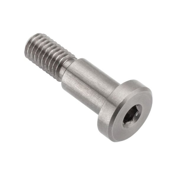 Shoulder Screw, 6g Thr Sz, 9.5mm Thr Lg, 12 mm Shoulder Lg, 18-8 Stainless Steel