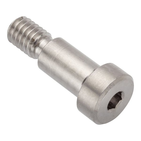 Military Shoulder Screws, 2A Thr Sz, 1/2 Thr Lg, 5/8 in Shoulder Lg, 18-8 Stainless Steel