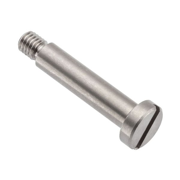 Shoulder Screw, 6g Thr Sz, 6mm Thr Lg, 25 mm Shoulder Lg, 18-8 Stainless Steel