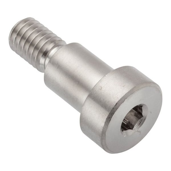 Military Shoulder Screws, 2A Thr Sz, 5/8 Thr Lg, 5/8 in Shoulder Lg, 18-8 Stainless Steel