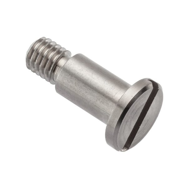 Shoulder Screw, 6g Thr Sz, 6mm Thr Lg, 12 mm Shoulder Lg, 316 Stainless Steel