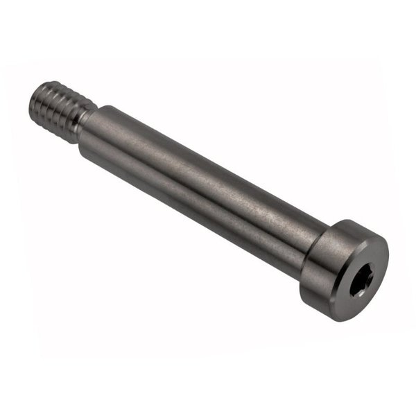Shoulder Screw, 6g Thr Sz, 5mm Thr Lg, 30 mm Shoulder Lg, Alloy Steel