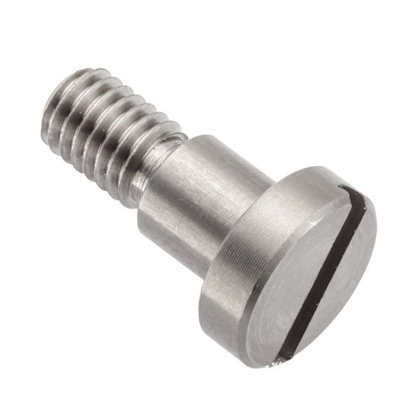 Shoulder Screw, 6g Thr Sz, 9.5mm Thr Lg, 8 mm Shoulder Lg, 18-8 Stainless Steel