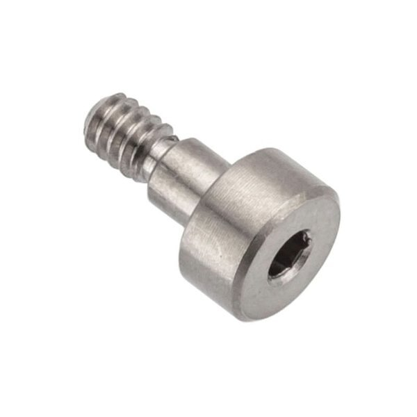 Military Shoulder Screws, 2A Thr Sz, 5/32 Thr Lg, 1/8 in Shoulder Lg, 18-8 Stainless Steel