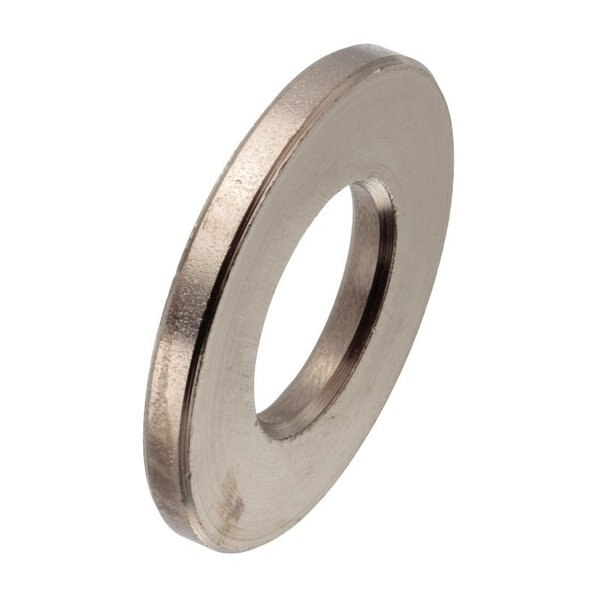 Flat Washer, Fits Bolt Size 3/4 , Case Hardened Steel Nickel Plated Finish