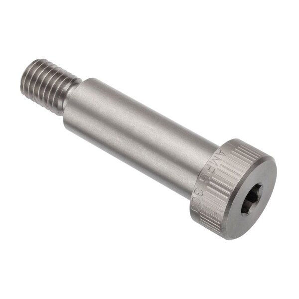 Shoulder Screw, M12x1.75 mm Thr Sz, 18mm Thr Lg, 45 mm Shoulder Lg, 18-8 Stainless Steel