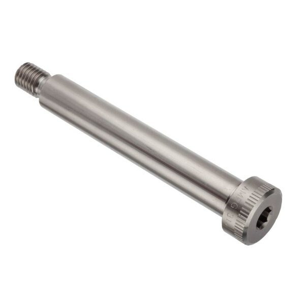 Shoulder Screw, M12x1.75 mm Thr Sz, 18mm Thr Lg, 100 mm Shoulder Lg, 316 Stainless Steel