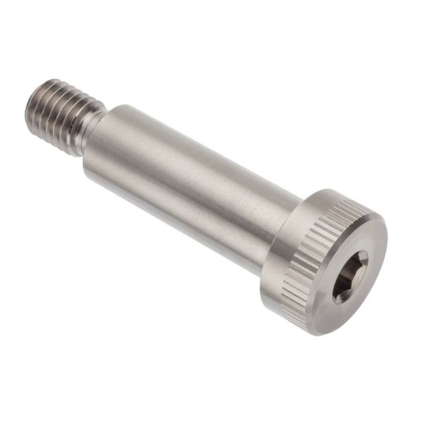 Shoulder Screw, M12x1.75 mm Thr Sz, 18mm Thr Lg, 45 mm Shoulder Lg, 316 Stainless Steel