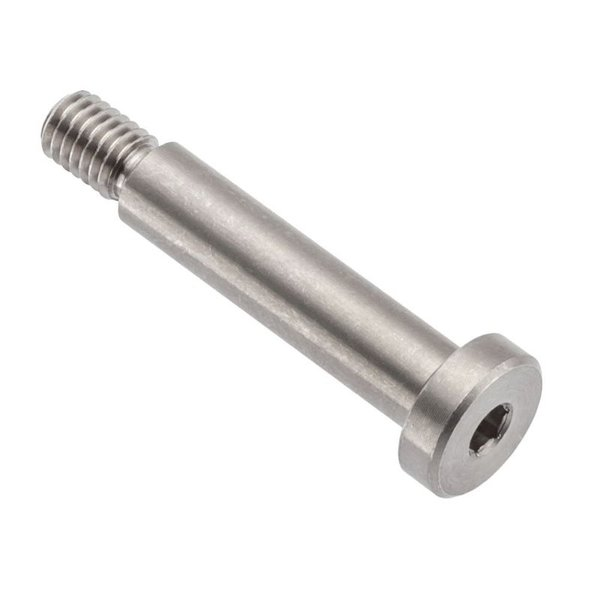 Shoulder Screw, 6g Thr Sz, 9.5mm Thr Lg, 35 in Shoulder Lg, 18-8 Stainless Steel