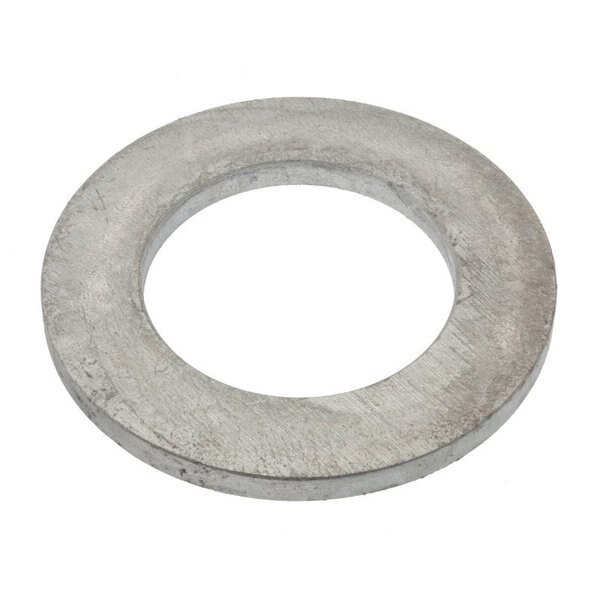 Flat Washer, Fits Bolt Size 2-1/2 , Steel Hot Dipped Galvanized Finish