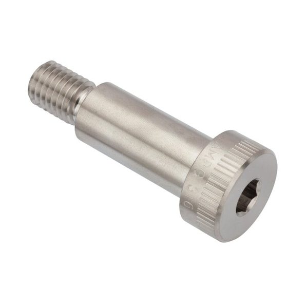 Shoulder Screw, M12x1.75 mm Thr Sz, 18mm Thr Lg, 35 in Shoulder Lg, 316 Stainless Steel