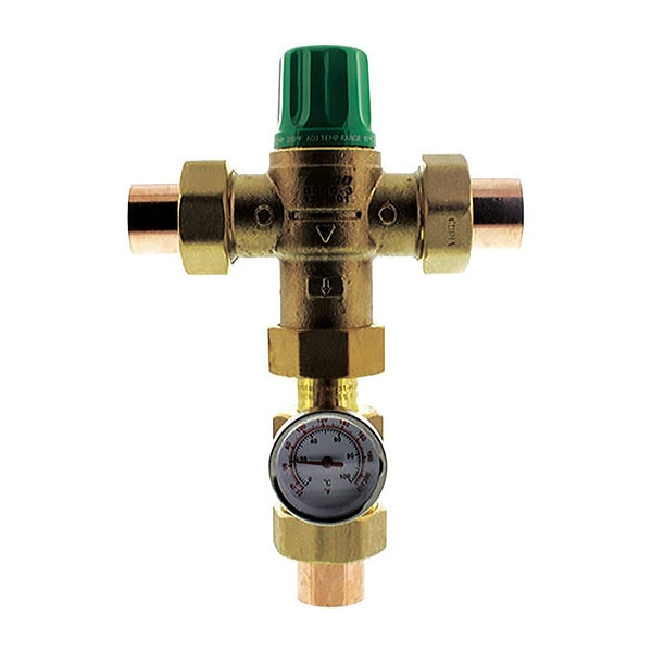Mixing Valve, Forged Brass, 1 to 20 gpm