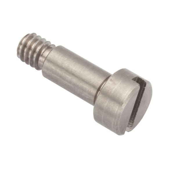Military Shoulder Screws, 2A Thr Sz, 3/16 Thr Lg, 3/8 in Shoulder Lg, 18-8 Stainless Steel