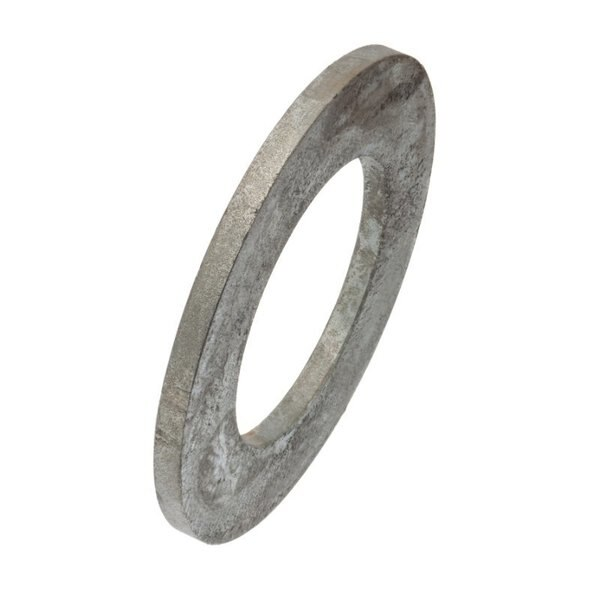 Flat Washer, Fits Bolt Size 3 , Steel Hot Dipped Galvanized Finish