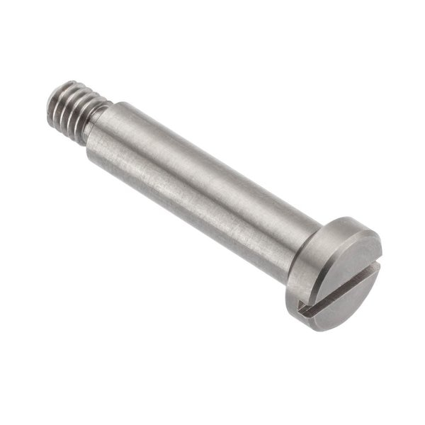 Shoulder Screw, 6g Thr Sz, 5mm Thr Lg, 20 mm Shoulder Lg, 18-8 Stainless Steel