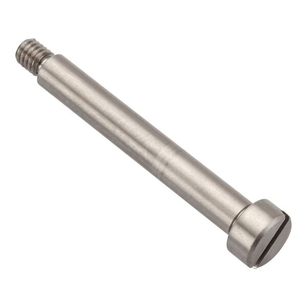 Shoulder Screw, 6g Thr Sz, 5mm Thr Lg, 25 mm Shoulder Lg, 18-8 Stainless Steel