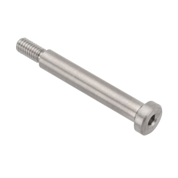 Shoulder Screw, 6g Thr Sz, 8.3mm Thr Lg, 30 mm Shoulder Lg, 18-8 Stainless Steel
