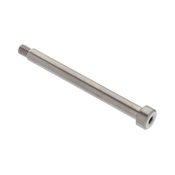 Shoulder Screw, 6g Thr Sz, 5mm Thr Lg, 50 mm Shoulder Lg, 18-8 Stainless Steel