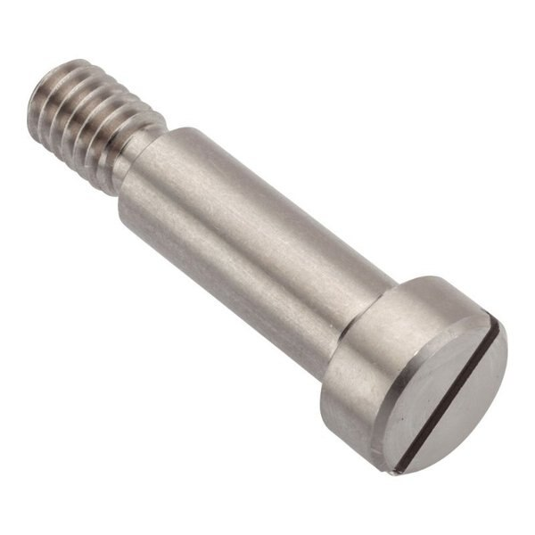 Shoulder Screw, 6g Thr Sz, 5mm Thr Lg, 16 mm Shoulder Lg, 18-8 Stainless Steel