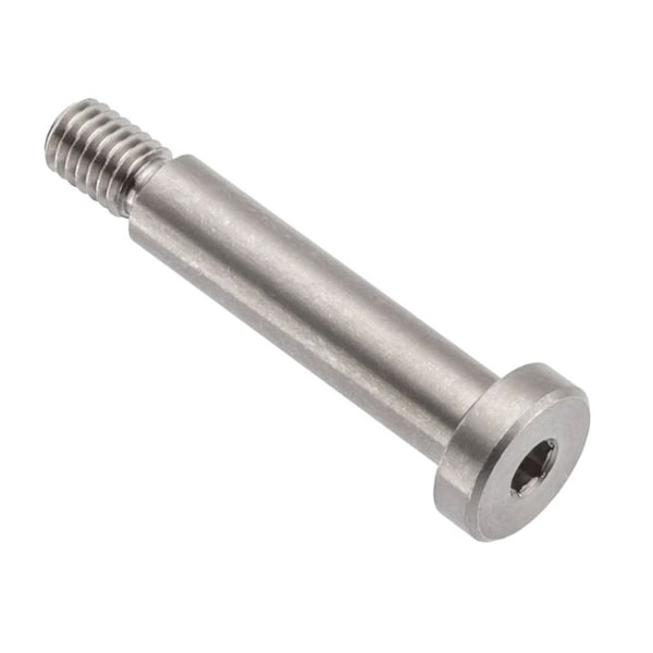 Shoulder Screw, 6g Thr Sz, 9.5mm Thr Lg, 40 mm Shoulder Lg, 18-8 Stainless Steel