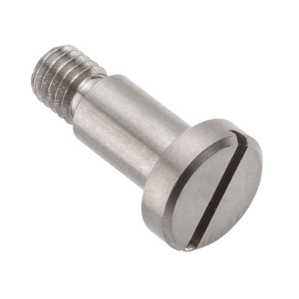 Shoulder Screw, 6g Thr Sz, 8.3mm Thr Lg, 6 mm Shoulder Lg, 18-8 Stainless Steel