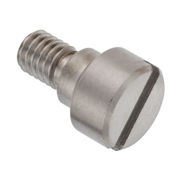 Military Shoulder Screws, 2A Thr Sz, 1/4 in Thr Lg, 1/4 in Shoulder Lg, 18-8 Stainless Steel