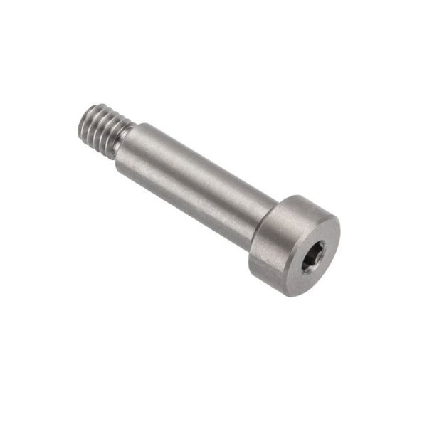 Shoulder Screw, 6g Thr Sz, 5mm Thr Lg, 16 mm Shoulder Lg, 18-8 Stainless Steel