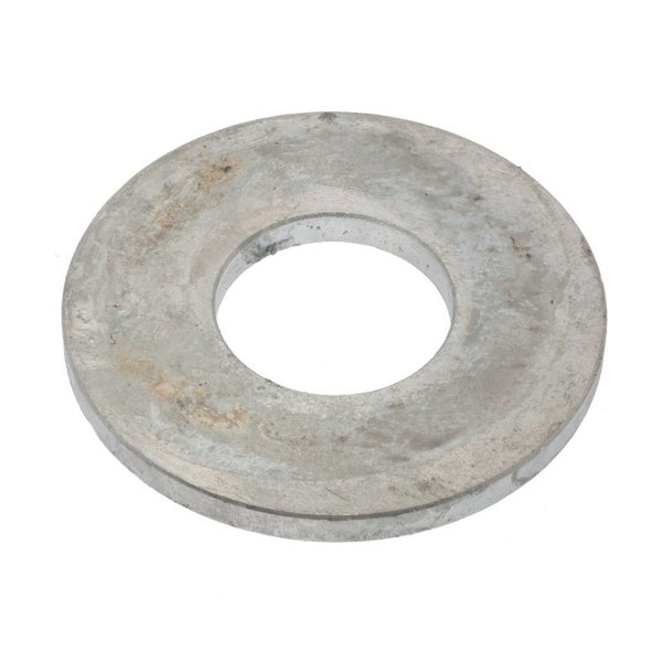 Flat Washer, Fits Bolt Size 1-1/2 , Steel Hot Dipped Galvanized Finish