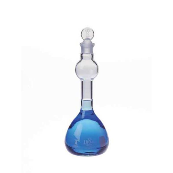Mixing Bulb Style Flask, 500mL, Clear, PK4