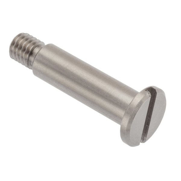Shoulder Screw, 6g Thr Sz, 6mm Thr Lg, 20 mm Shoulder Lg, 316 Stainless Steel