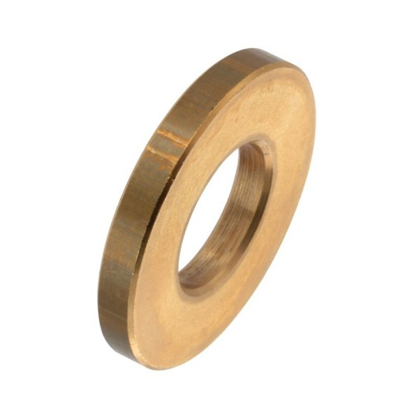 Flat Washer, Fits Bolt Size 7/16 , Brass Plain Finish