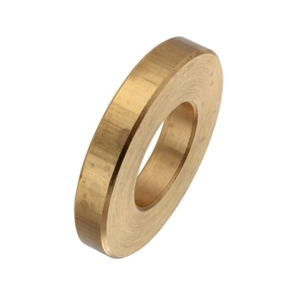 Flat Washer, Fits Bolt Size 5/8 , Brass Plain Finish
