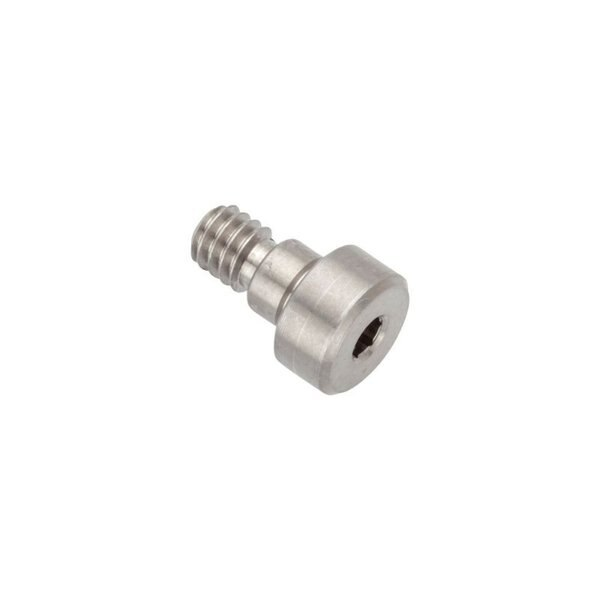 Military Shoulder Screws, 2A Thr Sz, 3/16 Thr Lg, 1/8 in Shoulder Lg, 18-8 Stainless Steel
