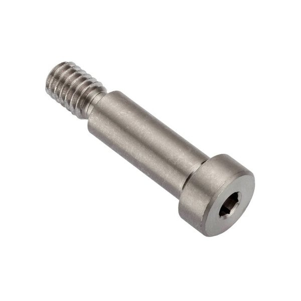 Shoulder Screw, 6g Thr Sz, 5mm Thr Lg, 14 mm Shoulder Lg, Stainless Steel